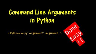 Command Line Arguments in Python | Easy and Simple Steps