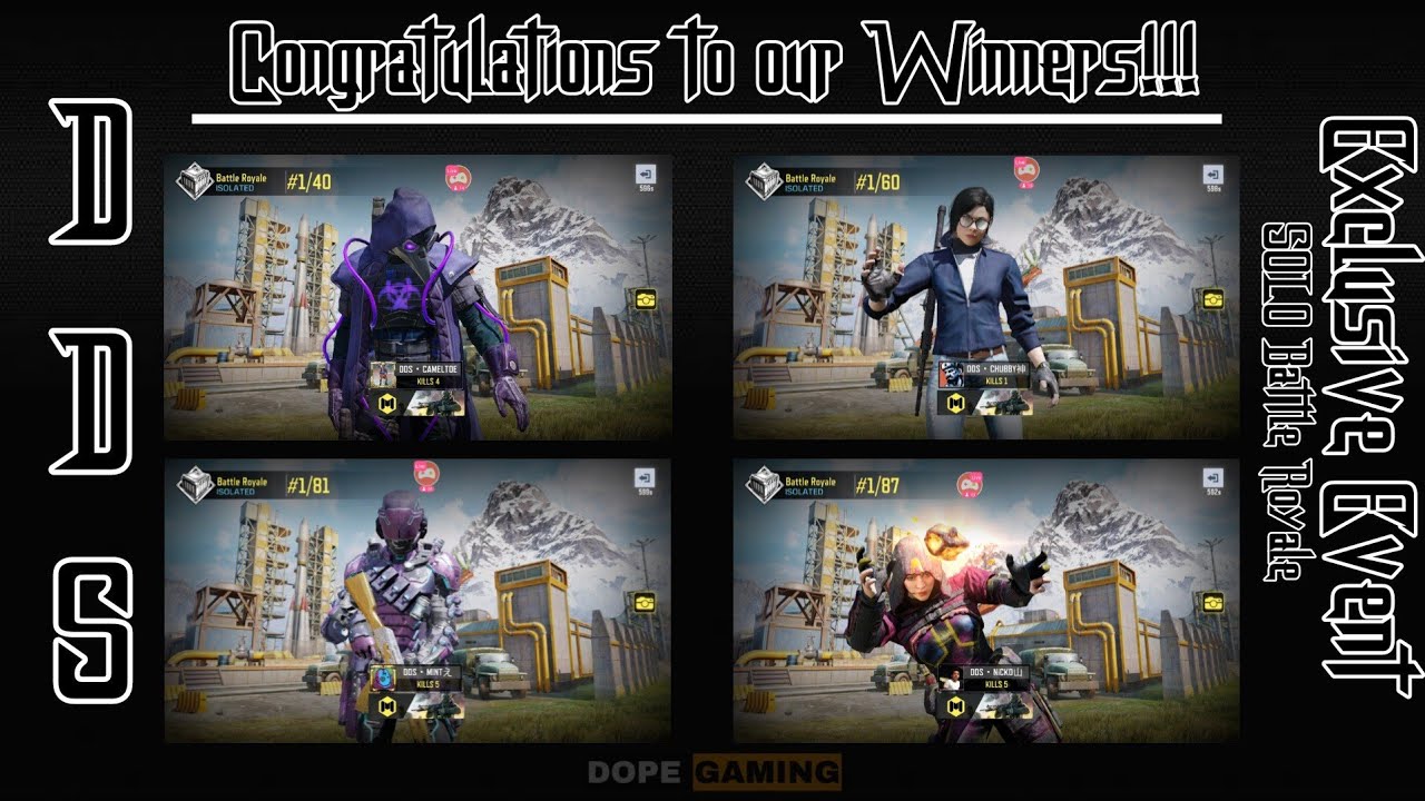 DavaoDeathSquad Exclusive Event  👉SOLO BR👈