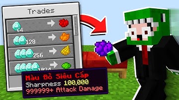 Minecraft Bedwars, Sở Hữu Màu Cầu Vồng Siêu Vip Như Hacker ?? *Khangg Troll Noob Team Bằng Giáp Vip