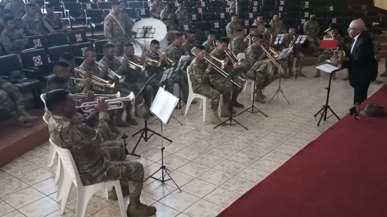 BANDA DEL EJERCITO DE BOLIVIA - SILENCIO PLEGARIA ensayo 2022