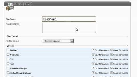 How to create hosting plans in WebsitePanel (www.webpromo-inc.com)