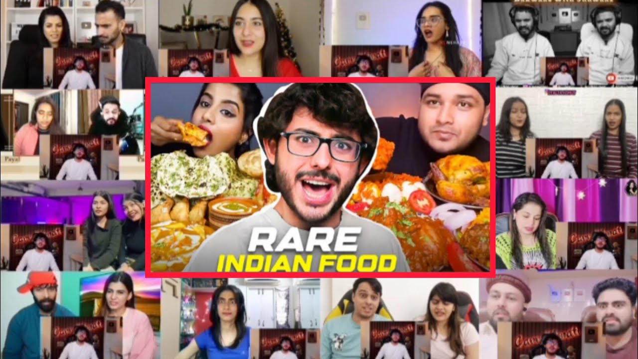 CARRYMINATI REACTION MASHUP 丨RARE INDIAN STREET FOOD....YUMMY 🤤丨