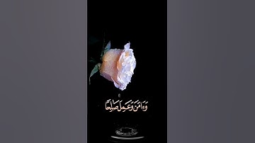 صباح الخير 💖حالات واتس اب مقاطع قصيره قران💖سورة طه واني لغفار لمن تاب💖 القارئ أحمد النفيس بدون حقوق