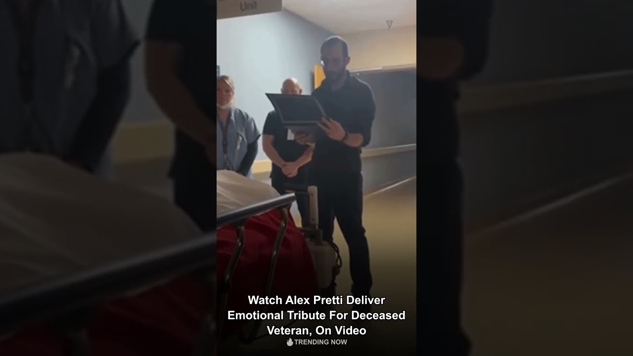 Watch Alex Pretti Deliver Emotional Tribute For Deceased Veteran, On Video