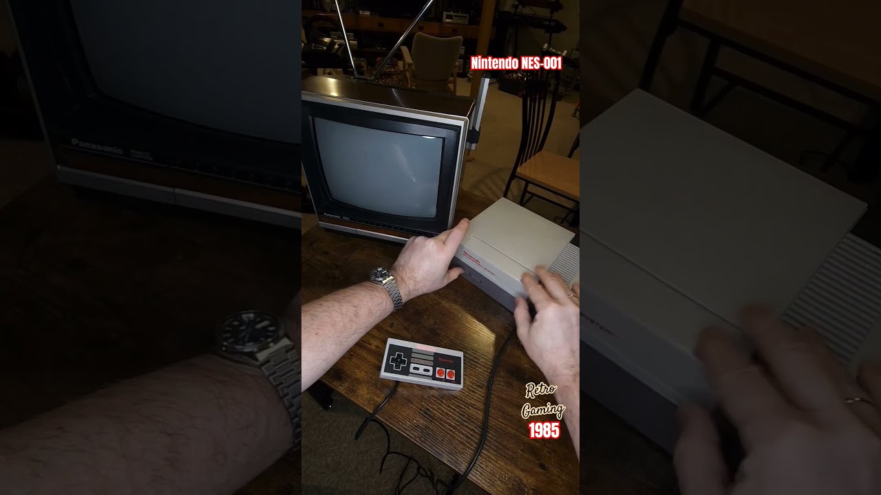 Retro Gaming With Nintendo NES 001 Shorts Retrogaming Nostalgia Vintage