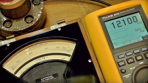 (#0198) Electrostatic Voltmeter #2 - Operation & Advantages