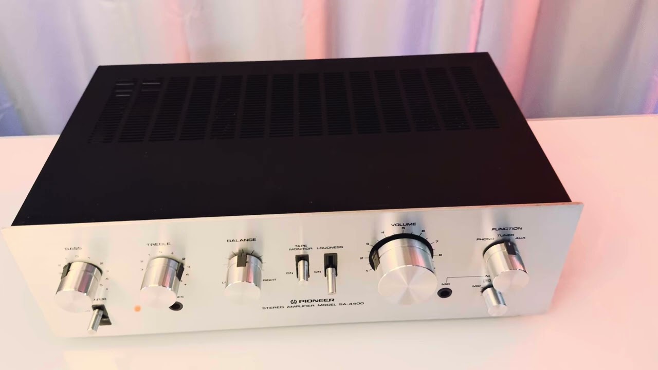 Vintage Pioneer SA-4400 Stereo Integrated Amplifier | Reverb