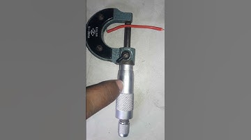 Wire size measure. #electrical