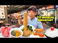 24 Hours Eating ONLY Michelin Restaurants in Singapore |  $2 vs $276 Michelin BREAKFAST vs. DINNER