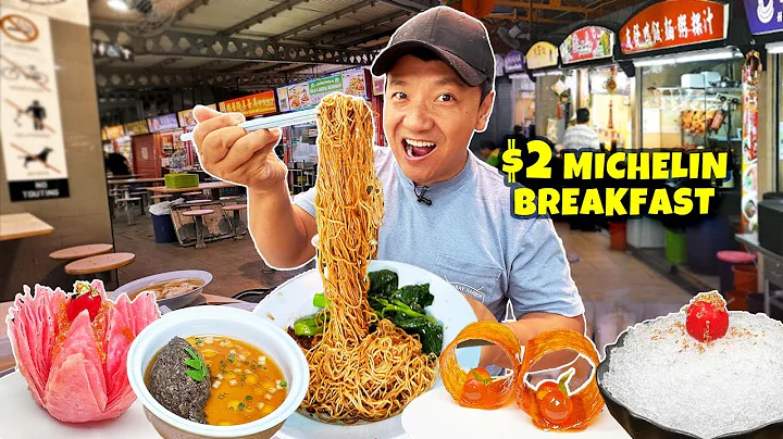 24 Hours Eating ONLY Michelin Restaurants in Singapore |  $2 vs $276 Michelin BREAKFAST vs. DINNER - DayDayNews