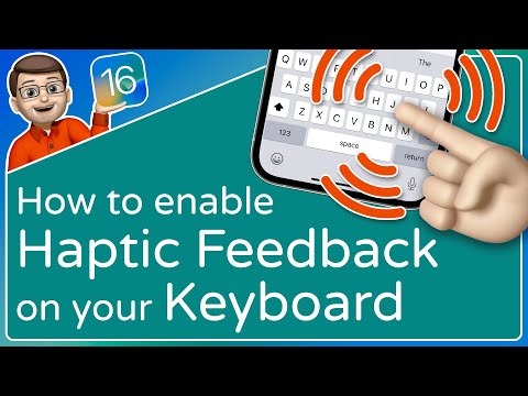 How To Enable Keyboard Vibration Haptics ⭐ iOS 16 Tips