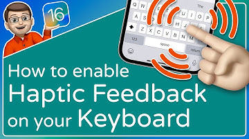 How To Enable Keyboard Vibration Haptics ⭐ iOS 16 Tips