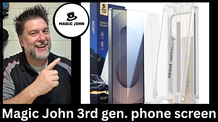 Magic John 3rd generation screen protector install!