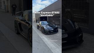 The Best Mid Engine Car Out There 718 Cayman Gt4Rs