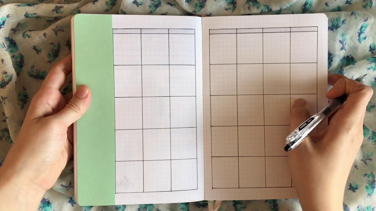 bullet journal setup // march 2019