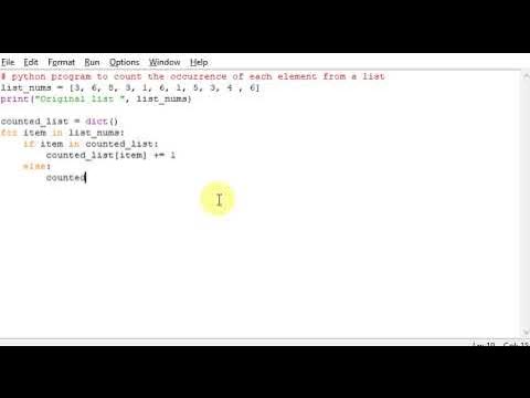 python program to count the occurrence of each element from a list ...