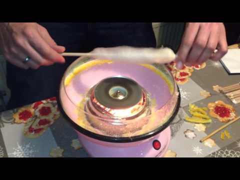 Video: Luftige Süße: Zuckerwattemaschine für zu Hause