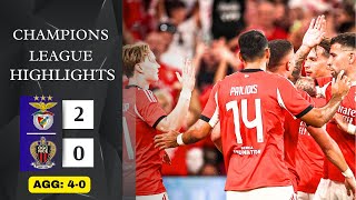 Benfica - Nice 2-0 Agg 4-0 Highlights Champions League Qualification 2025-26 Benfica Nice