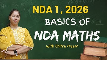 Start NDA 2026 Maths Strong 💂 | Basics Explained by Chitra Ma’am | THE TUTORS Academy #nda #ndaexam