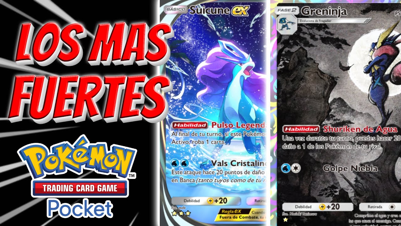 Suicune Ex y Greninja tienen el WIN rate mas alto del COMPETITIVO! - Pokemon TCG Pocket