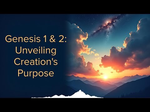 Genesis 1 & 2 Explained | Deep Bible Study on Creation, Purpose, and Identity”