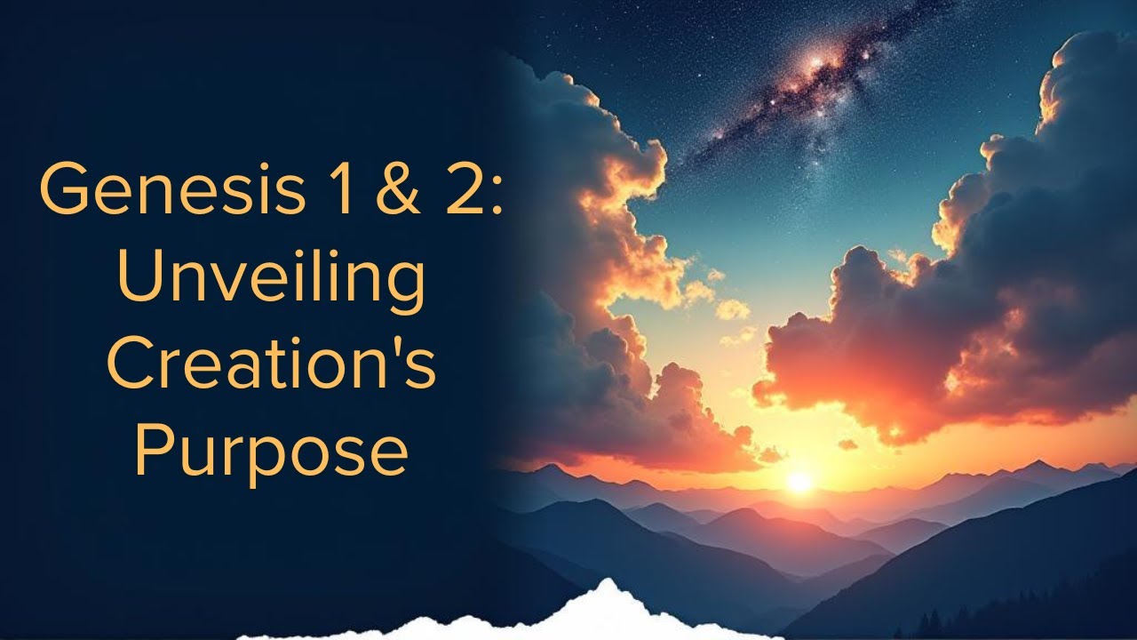 Genesis 1 & 2 Explained | Deep Bible Study on Creation, Purpose, and ...