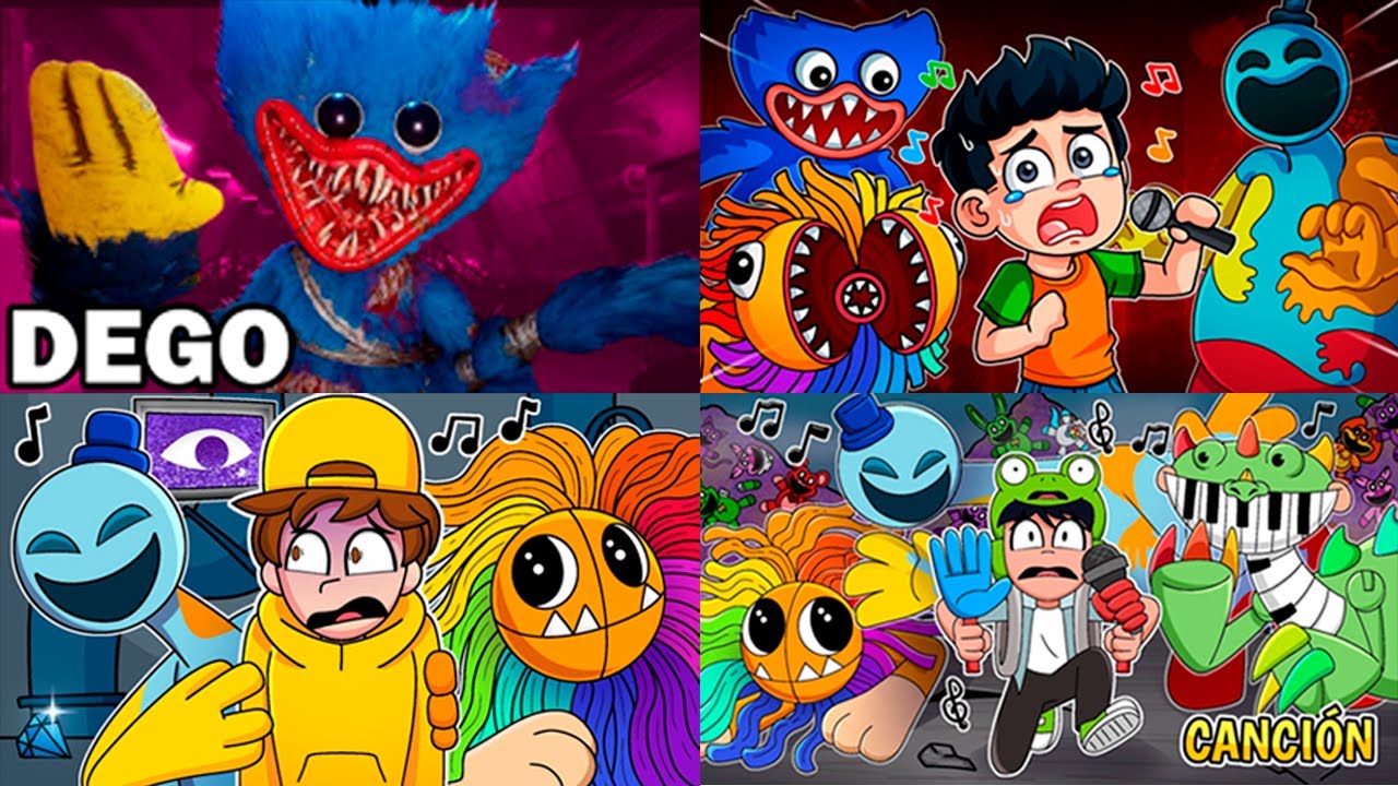 LAS MEJORES CANCIONES de YOUTUBERS sobre POPPY PLAYTIME 4