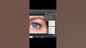 Eye color effect in photoshop | #graphicdesign #photoshoptutorial #shorts