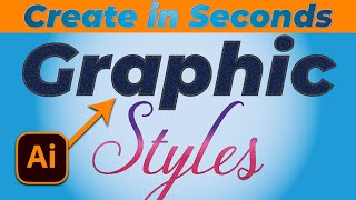 How to Add Graphic Styles in Illustrator Explained! Adobe Illustrator Course for Beginners! Video 31