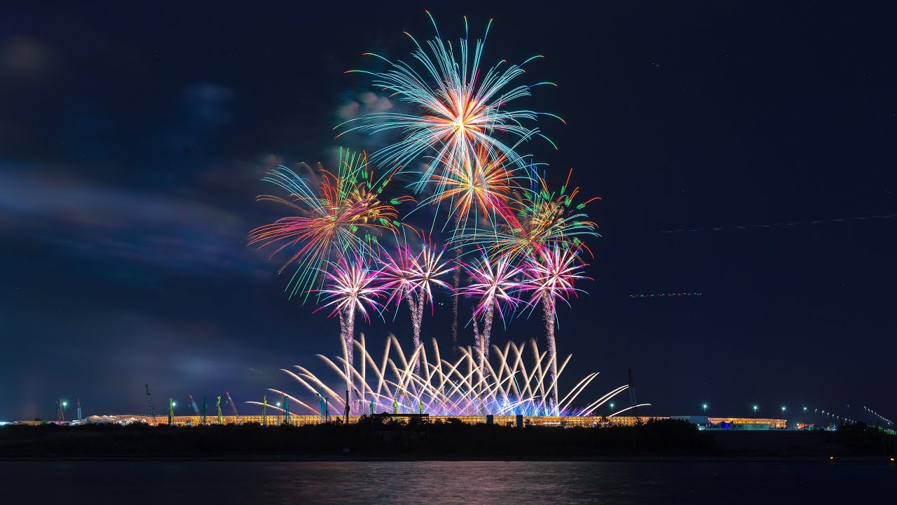 Japan Fireworks Expo 万博花火大会 ｜ワキノアートファクトリー - YouTube