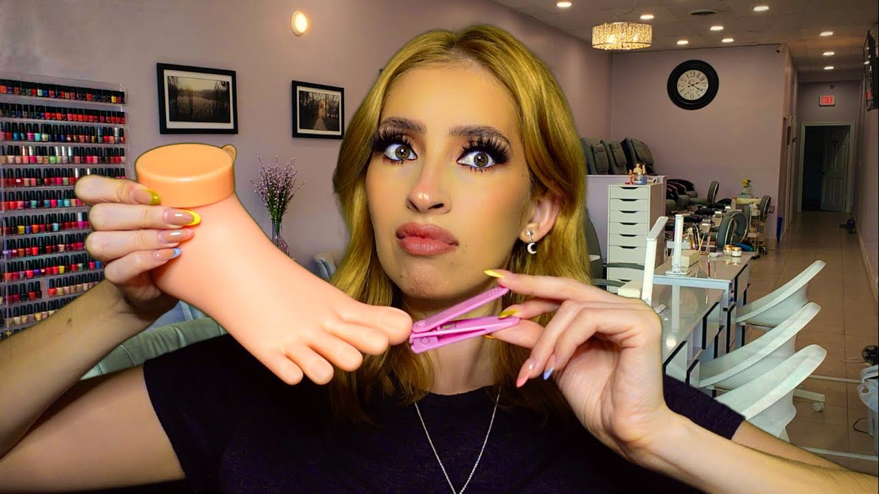 [ASMR] POV: LA PEDICURISTA ANTIPATICA 🦶🏻😒✨🧼 ROLEPLAY *realista*