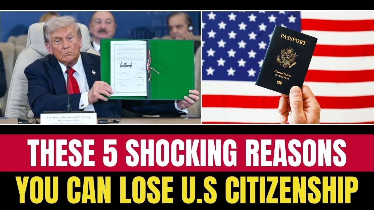 You Can Lose Your U.S. Citizenship for These 5 Shocking Reasons (Green Card Holders MUST WATCH)