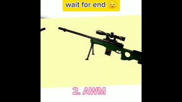 top 5 Best gun in freefire 🔥#shortsfeed #fact #youtubeshorts #viral #top5 #indian #freefire #shorts