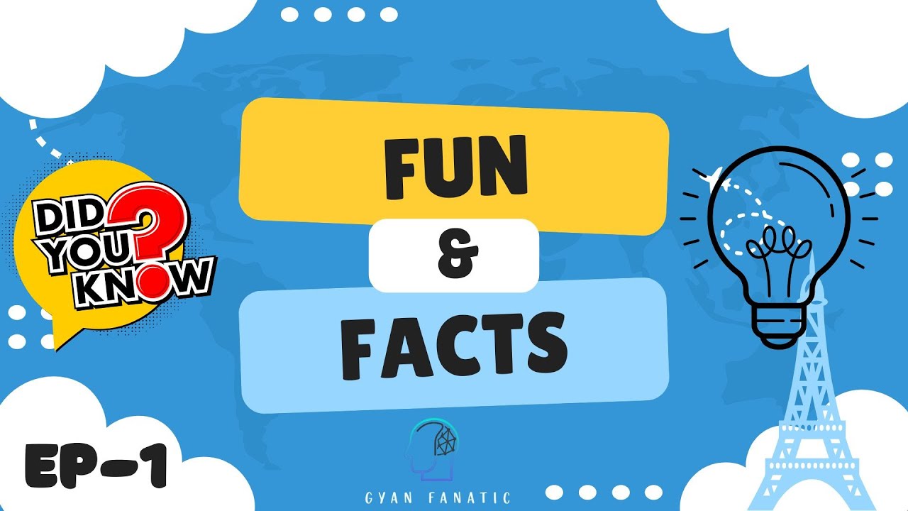 🌟 Amazing Fun Facts Ep-1 🤩 | Fun GK for Kids | Mind-Blowing Facts You Never Knew!