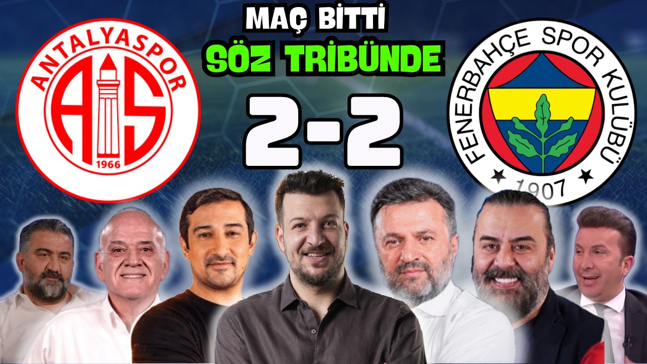 Antalyaspor 2-2 Fenerbahçe Maç Sonu! 2-0’dan Geri Dönüş Ama Puan Kaybı | Tribün Medya