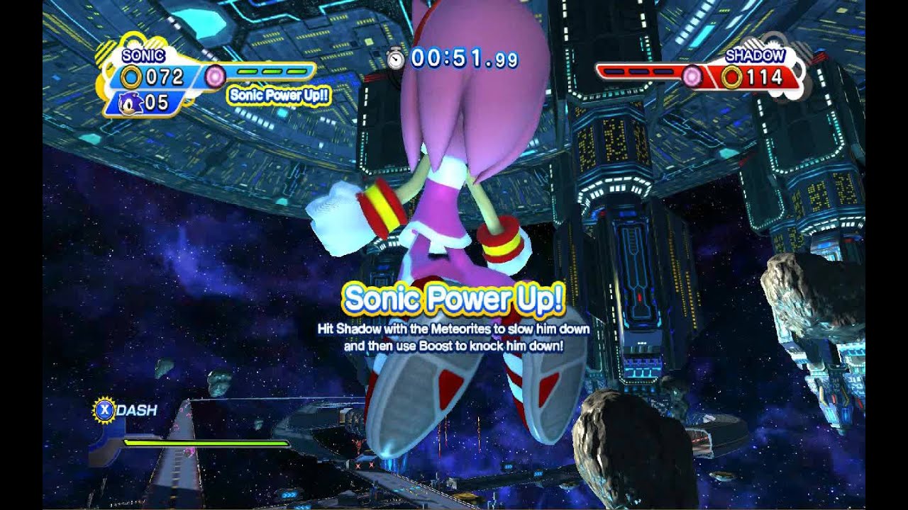 Sonic Generations (PC) Rival Shadow GamePlay / SFR Amy Mod
