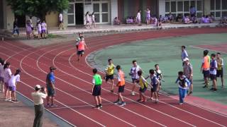 20161024台北市中正國中33週年校慶八年級740公尺接力預賽男生第1組 815 802 807 806 810