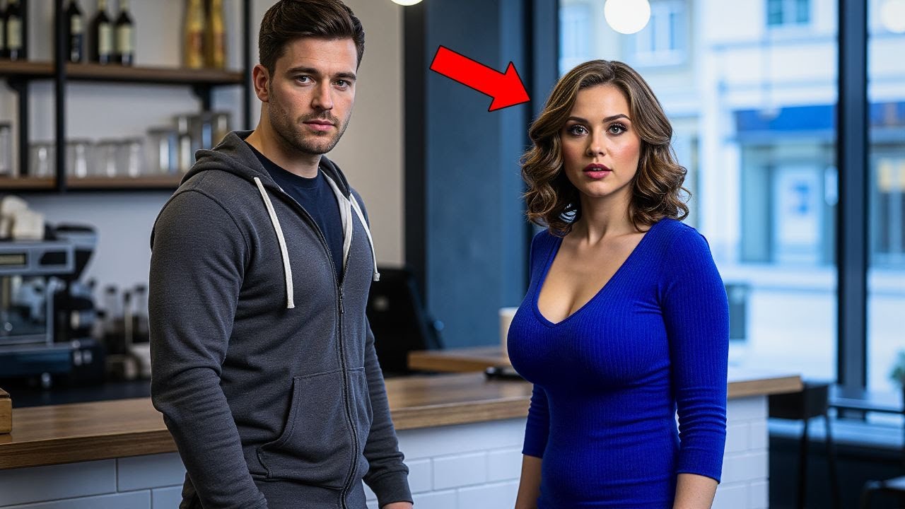 Samotny ojciec broni kobiety w kawiarni — nie wiedząc, że jest miliarderką