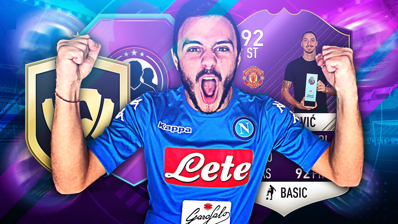 SQUAD BUILDING 99,9% IMPOSSIBILE COMPLETATE!!!! + ZLATAN IBRAHIMOVIC SQUAD BUILDING napoletano ragu