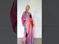 Kaftan silk blend, Red kaftan wedding on beach, Summer lounge wear, short woman kaftan custom made