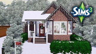 I built a small COSY Christmas house in the Sims 3 🎄 | Speed Build