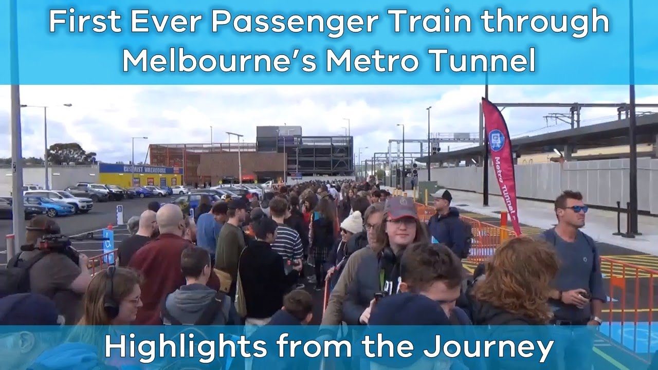 Метро-тоннель: первый в истории сервис (Melbourne Railway Vlog 252)