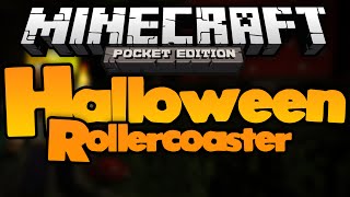 HALLOWEEN COASTER - Spooky Redstone Rollercoaster - Minecraft Pocket Edition