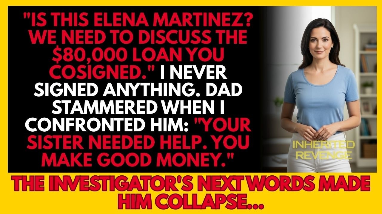 Dad Cosigned My Sister's Loan Using My Information. The Bank Investigator Just Called
