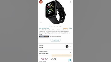 Noise Pulse Go Buzz Smart Watch with Advanced Bluetooth Calling, 1.69" TFT Display, SpO2