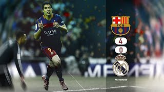 Barcelona 4 vs 0 Real Madrid 21-11-2015 Full Highlights HD