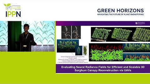 IPPS8 Session 4b: Chrisbin James - Evaluating NeRFs for Efficient 3D Sorghum Reconstruction via UAVs
