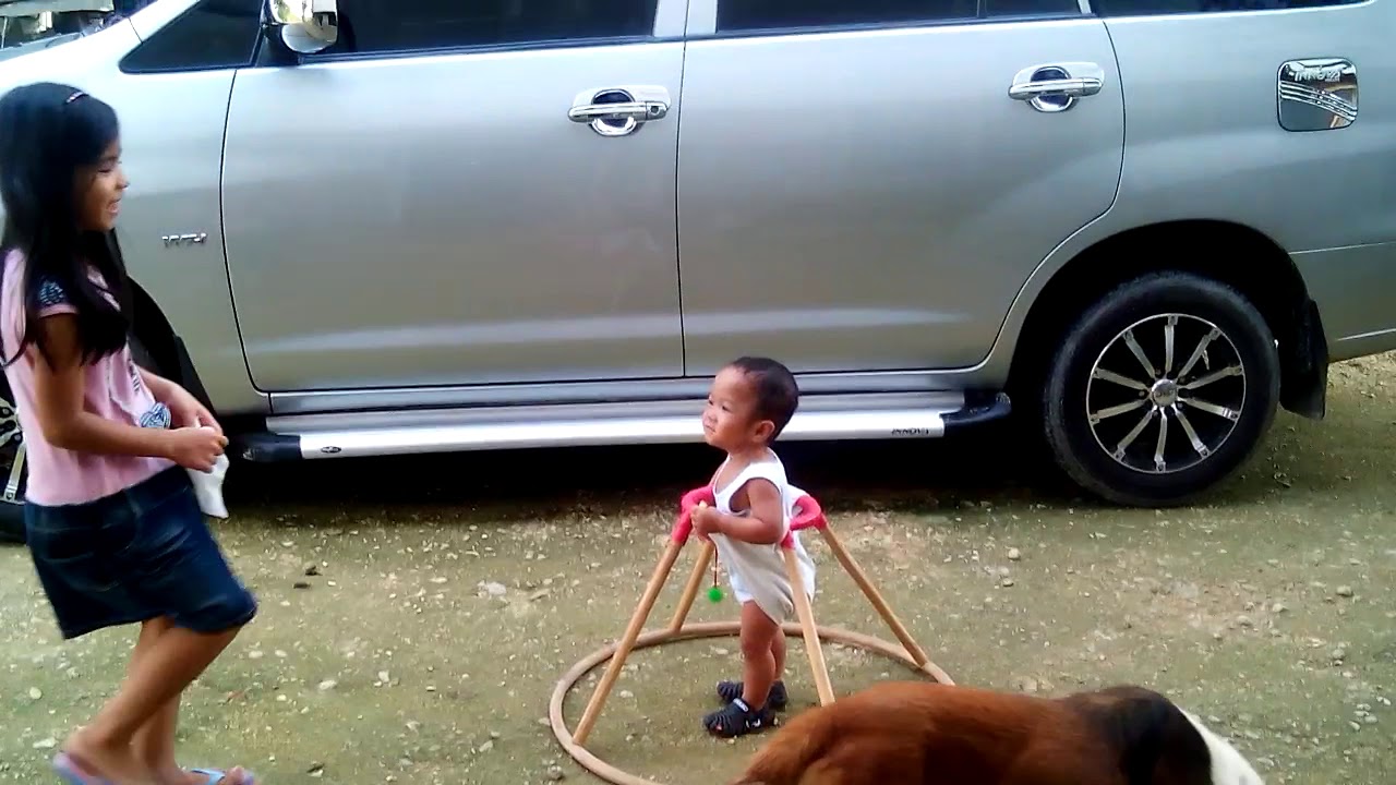 rattan baby walker