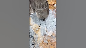 Rock drill splitter integrated,Installed on the excavator for use,dual function as a machine#mining