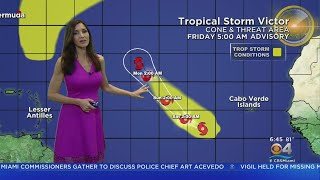 Tracking Hurricane Sam and Tropical Storm Victor